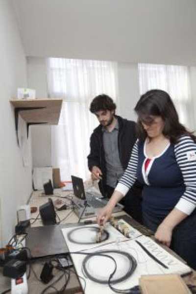 Atelierbezoek Invest Week 2011 foto: Mieke Meesen