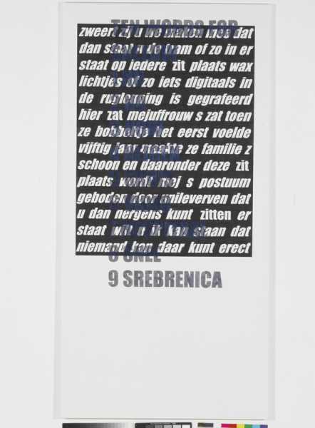 Peter Koole, 'Sneeuw (Zwart editie)', 2005 foto: Peter Hilz