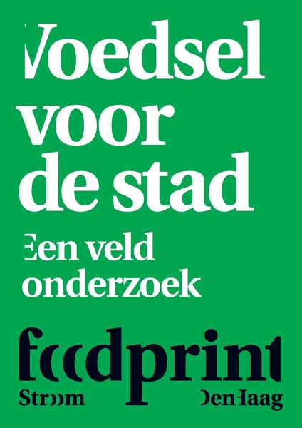 Omslag 'Voedsel voor de stad', ontwerp: Thonik