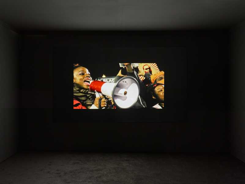 Languid Hands, 'Towards a Black Testimony: Prayer/Protest/Peace', film screening foto: Anna Arca, courtesy Languid Hands, Jerwood Arts & Stroom Den Haag