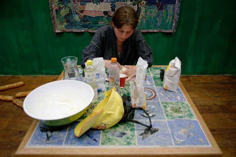 'Escape Room' (werk van Katerina Konarovska en Gijsje Heemskerk) foto: Myung Feyen, courtesy Stroom Den Haag