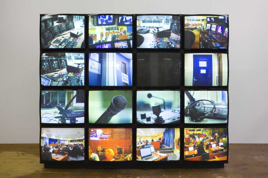 Susan Schuppli: 'Evidence on Trial' bij Stroom Den Haag foto: Hein van Liempd, courtesy Stroom Den Haag