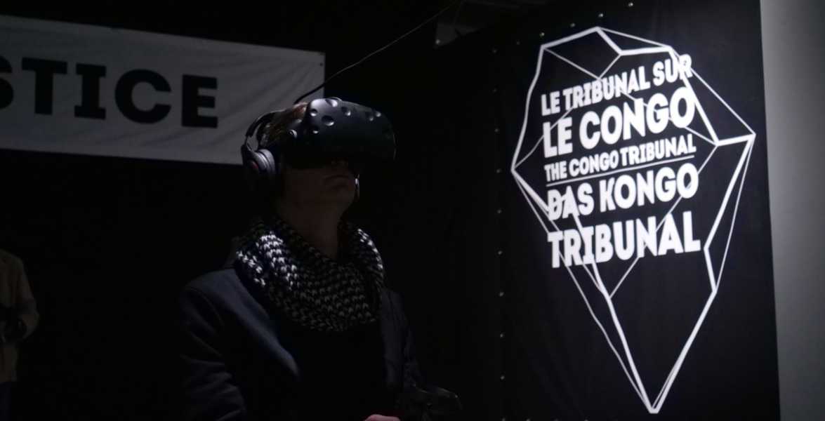 Milo Rau 'The Congo Tribunal', installatie, 2018 foto: © Fruitmarket