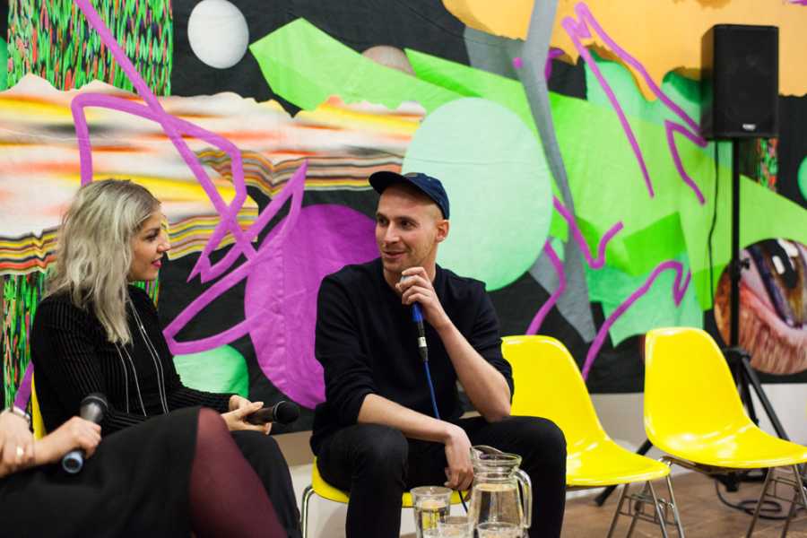 Q&A with all the guests. Foto: Shari de Boer