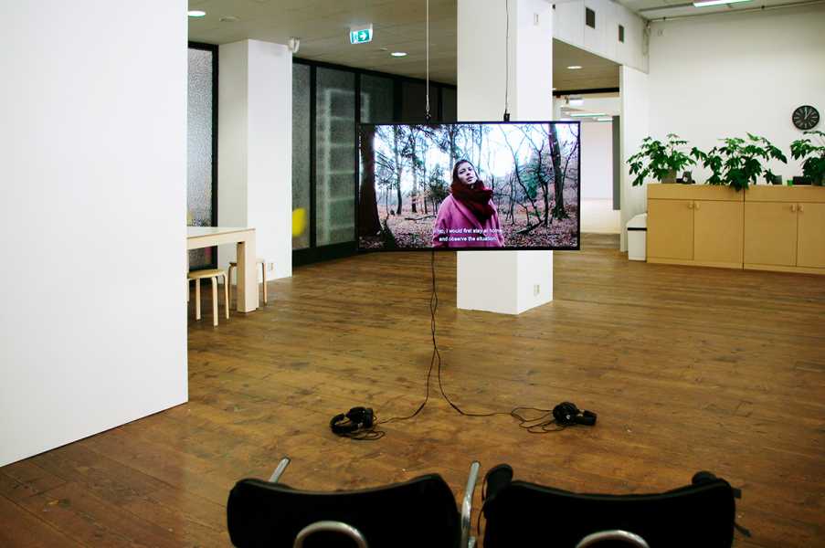 OpZicht: Verena Hahn foto: Myung Feyen, courtesy Stroom Den Haag