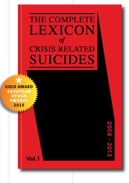 RichLab Art+Design Projects, 'Complete Lexicon of Crisis Related Suicides - 2008-2013 / Volume 1' foto: courtesy the artist