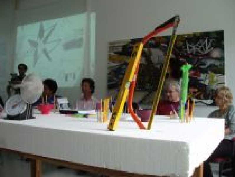 David Bade workshop in GEMAK, maart 2010 foto: Stroom Den Haag