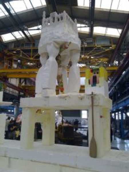 David Bade, ontwerpfase in 'Beeld Hal Werk' foto: Stroom Den Haag