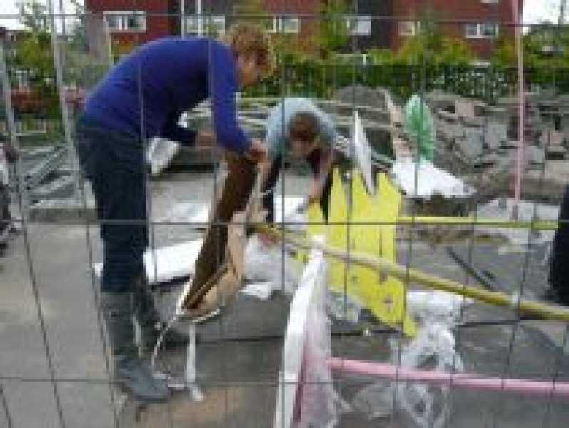 installatie van het werk foto: Stroom Den Haag