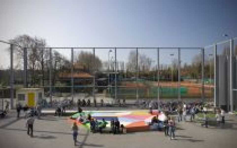 George Korsmit, podium bij Maris College Houtrust foto: Gert Jan van Rooij