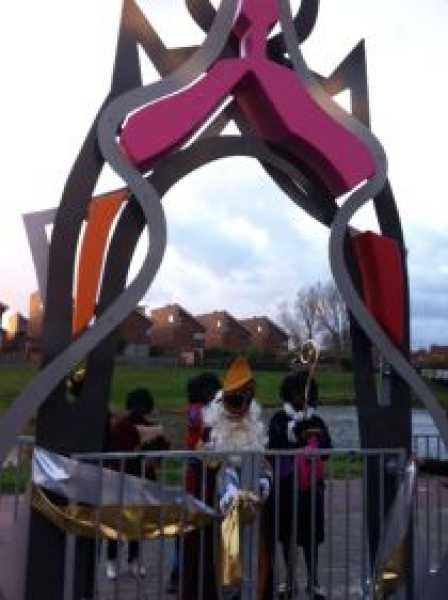 Opening op 5 december door Sinterklaas foto: Stroom Den Haag