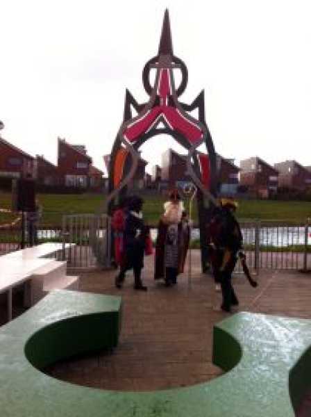 Opening op 5 december door Sinterklaas foto: Stroom Den Haag