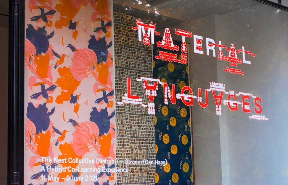 Etalage The Nest Collective bij Stroom Den Haag foto: Jassir Jonis, courtesy Stroom Den Haag